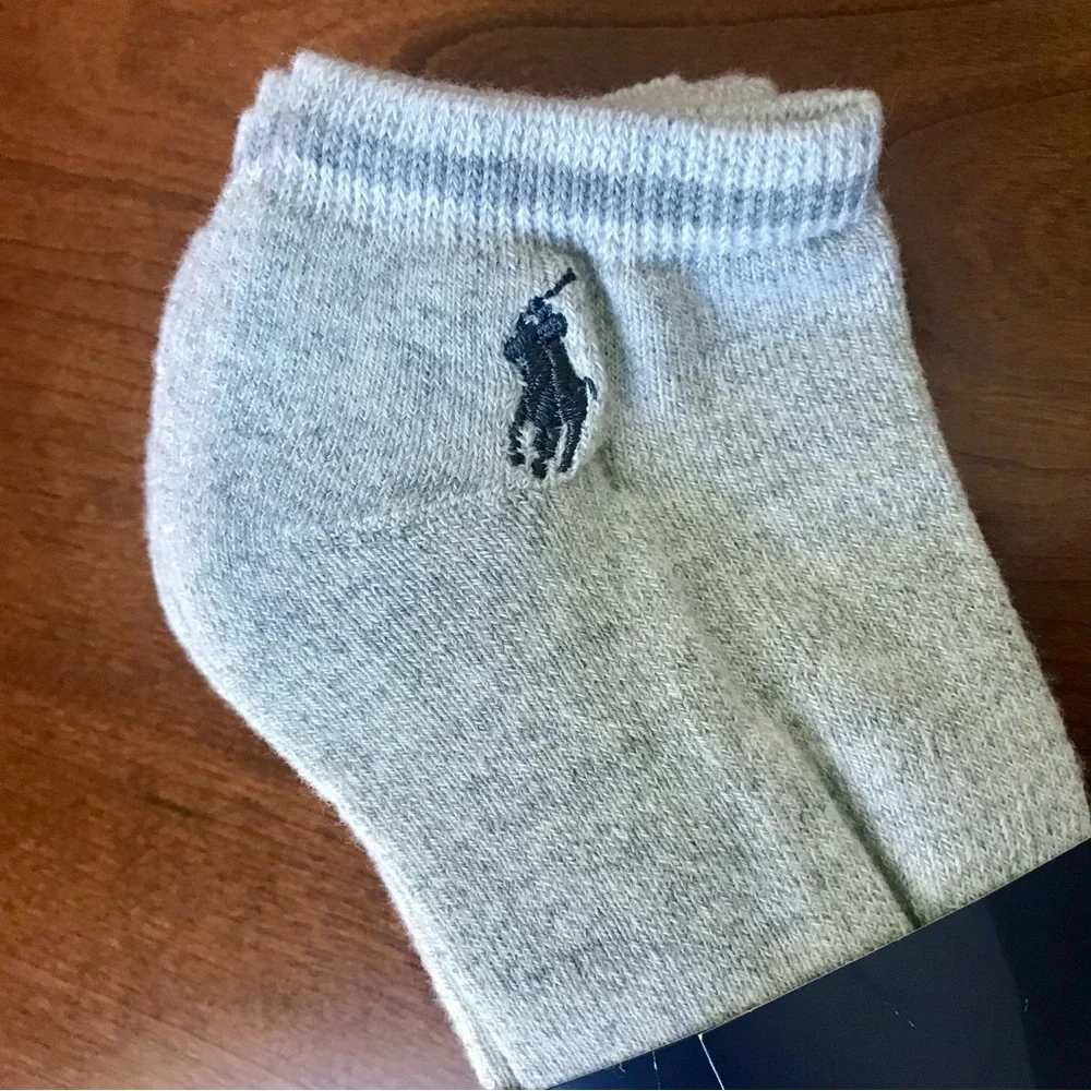 New POLO Ralph Lauren 4 Pair SOCKS *Low Cut*